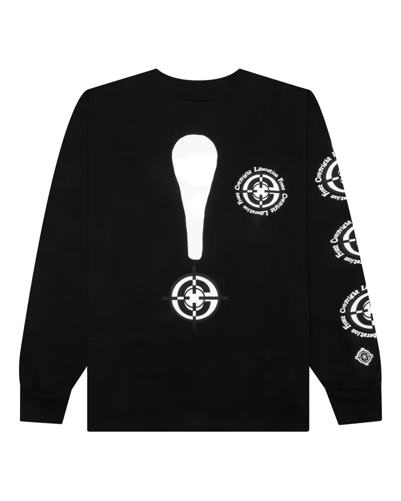 READYMADE Target Langarmshirt - Schwarz Schwarz