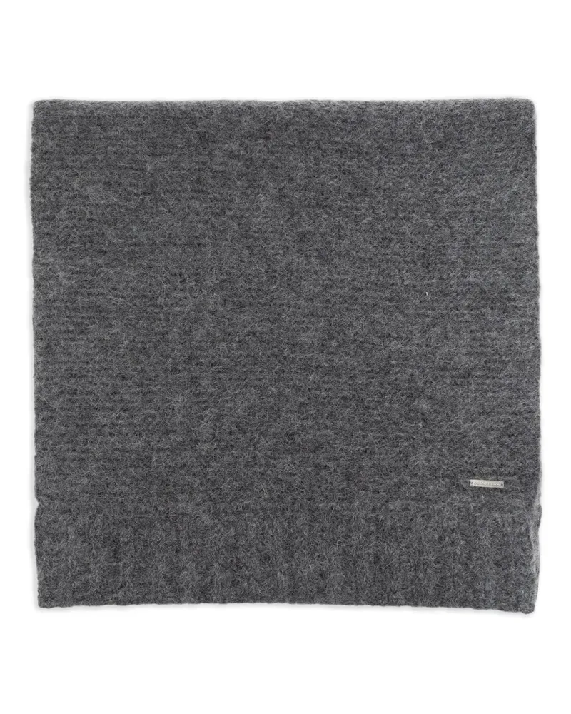 Dsquared2 Schal aus Alpakawolle - Grau Grau