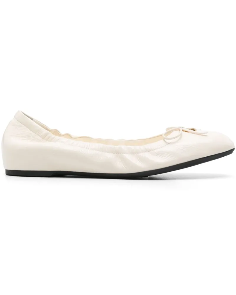 Valentino Garavani VLogo Signature Ballerinas - Weiß Weiß