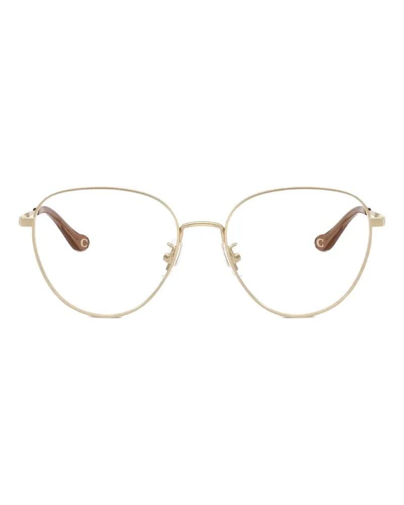 Coach round-frame glasses - Gold Gold