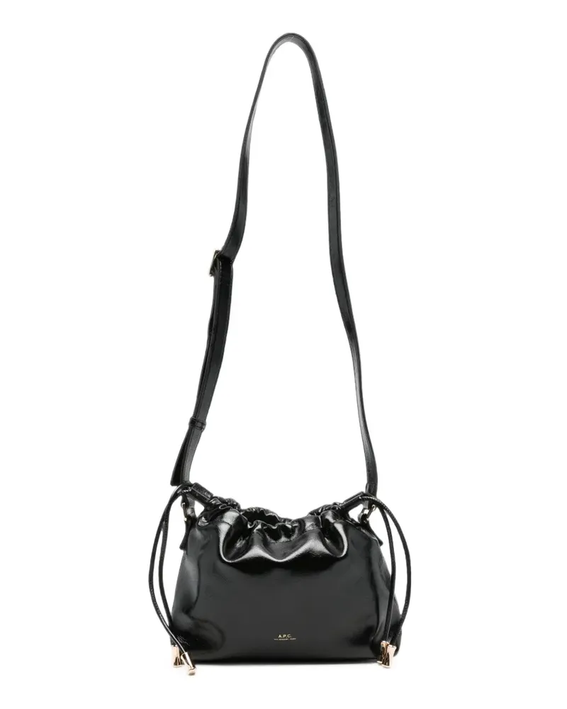 A.P.C. Ninon Schultertasche - Schwarz Schwarz