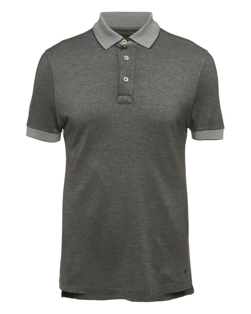 Tom Ford buttoned polo shirt - Grau Grau