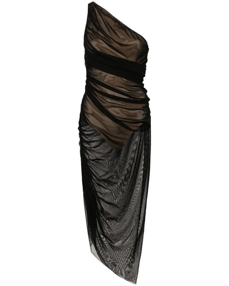 Norma Kamali Diana Abendkleid - Schwarz Schwarz