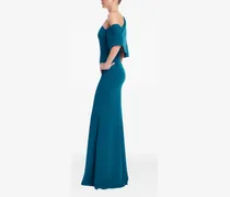 Asymmetrisches Kleid - Blau