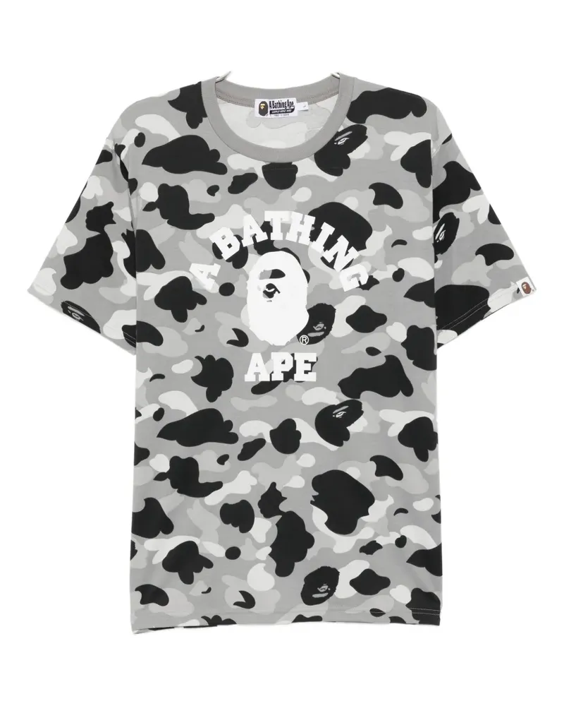 BAPE 1st Camo College T-Shirt - Grau Grau