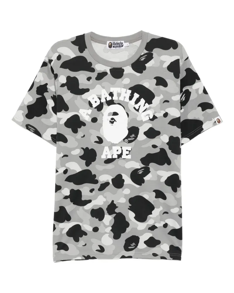 BAPE 1st Camo College T-Shirt - Grau Grau