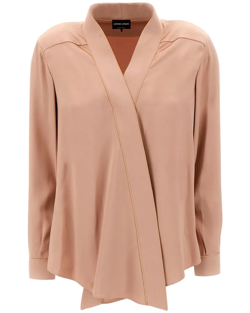 Giorgio Armani Bluse aus Seide - Rosa Rosa
