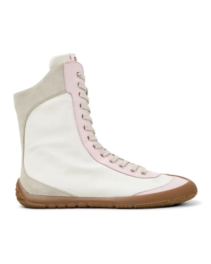 Camper Peu Path+ lace-up ankle boots - Nude Nude