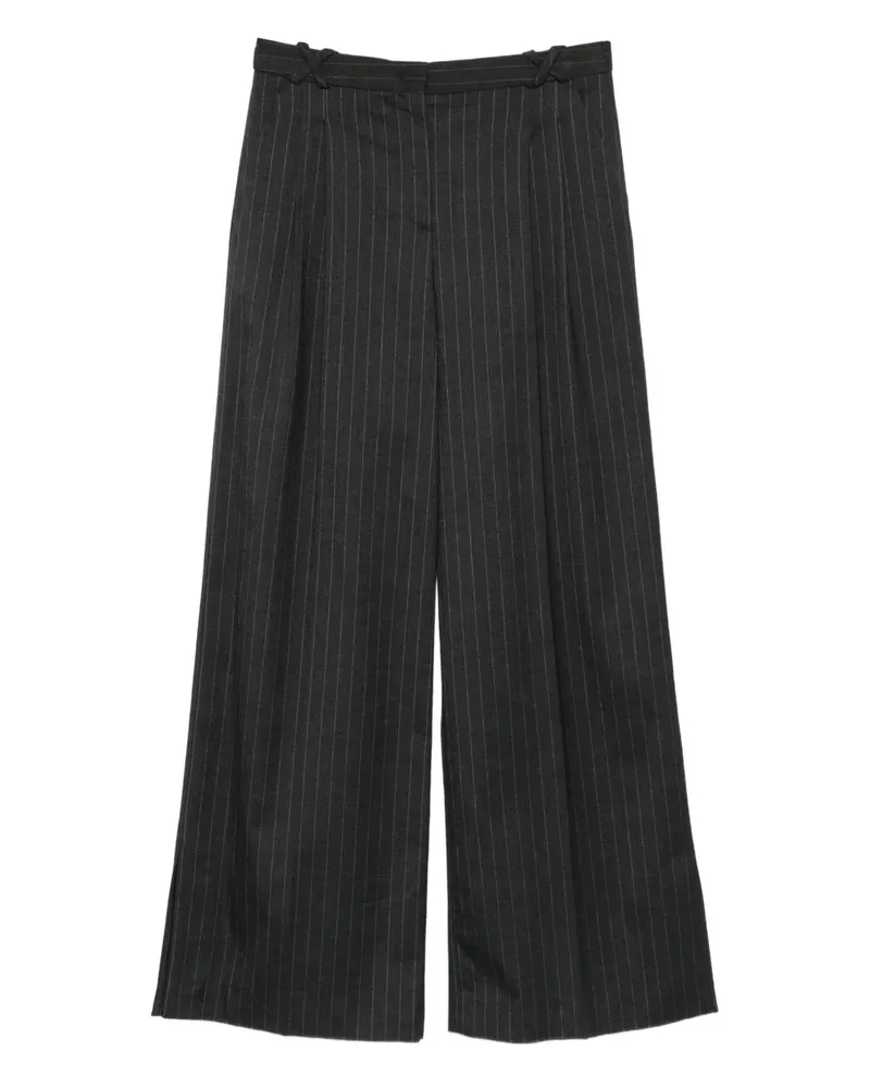 The Garment Hose mit Bundfalten - Grau Grau