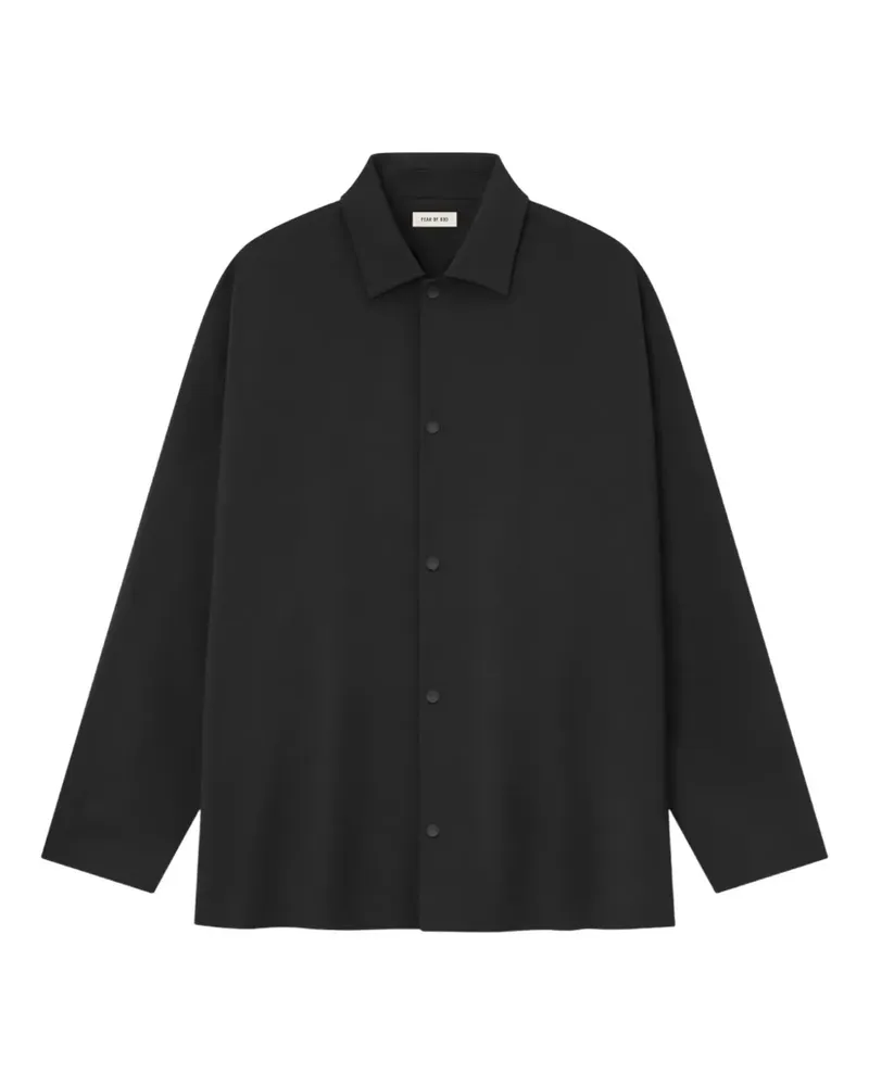 Fear of God Technical Coaches Hemdjacke mit Knöpfen - Schwarz Schwarz