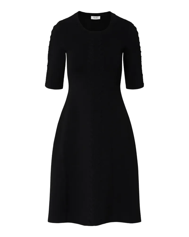 Liu Jo knit fit & flare dress - Schwarz Schwarz
