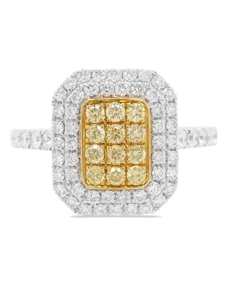 HYT Jewelry Ring aus Platin - Silber Silber
