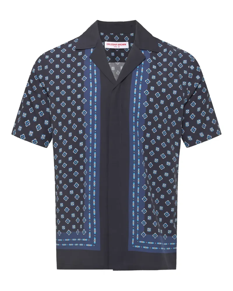 Orlebar Brown Maitan Hemd - Blau Blau