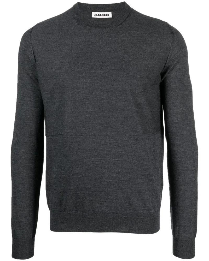 Jil Sander Pullover mit Rundhalsausschnitt - Grau Grau