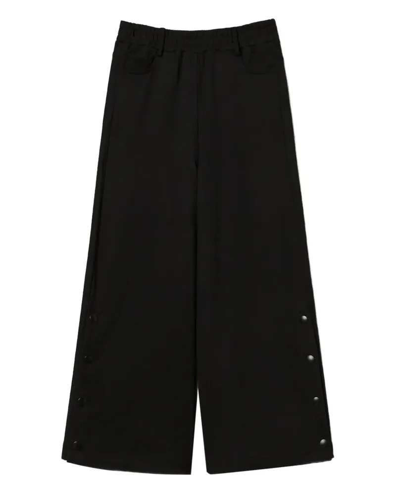 Twin-Set Hose mit seitlichem Schlitz - Schwarz Schwarz