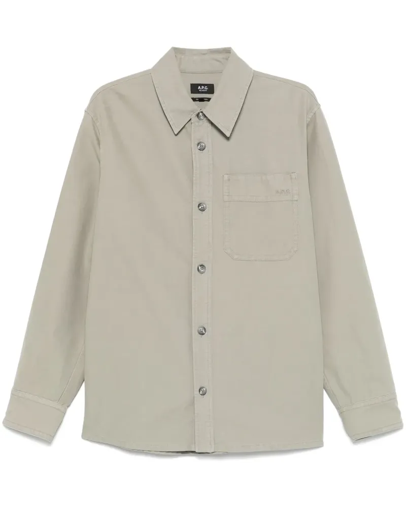 A.P.C. Basile Hemd - Grün Grün