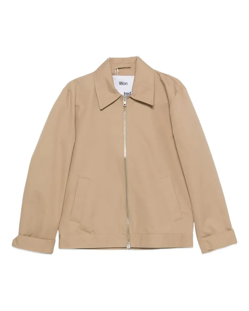Won Hundred Peter zip-up jacket - Nude Nude