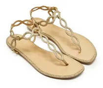 Mermaid Sandalen mit Glitter-Detail - Gold