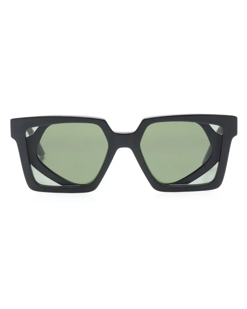 KUBORAUM Oversized-Sonnenbrille - Schwarz Schwarz