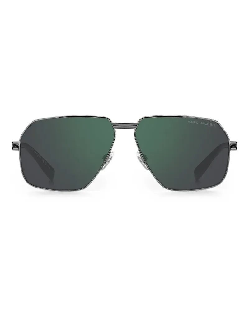 Marc Jacobs geometric-frame metal sunglasses - Grau Grau
