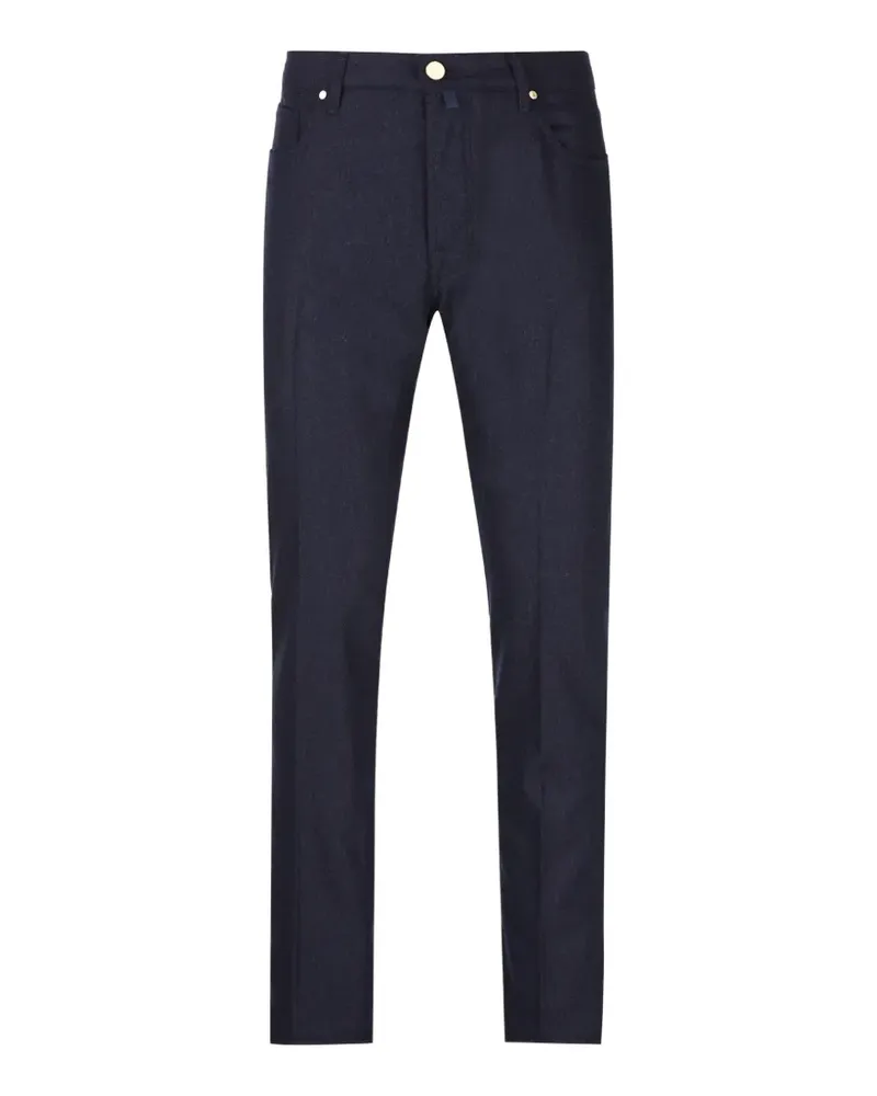 Jacob Cohën Melierte Hose im Five-Pocket-Design - Blau Blau