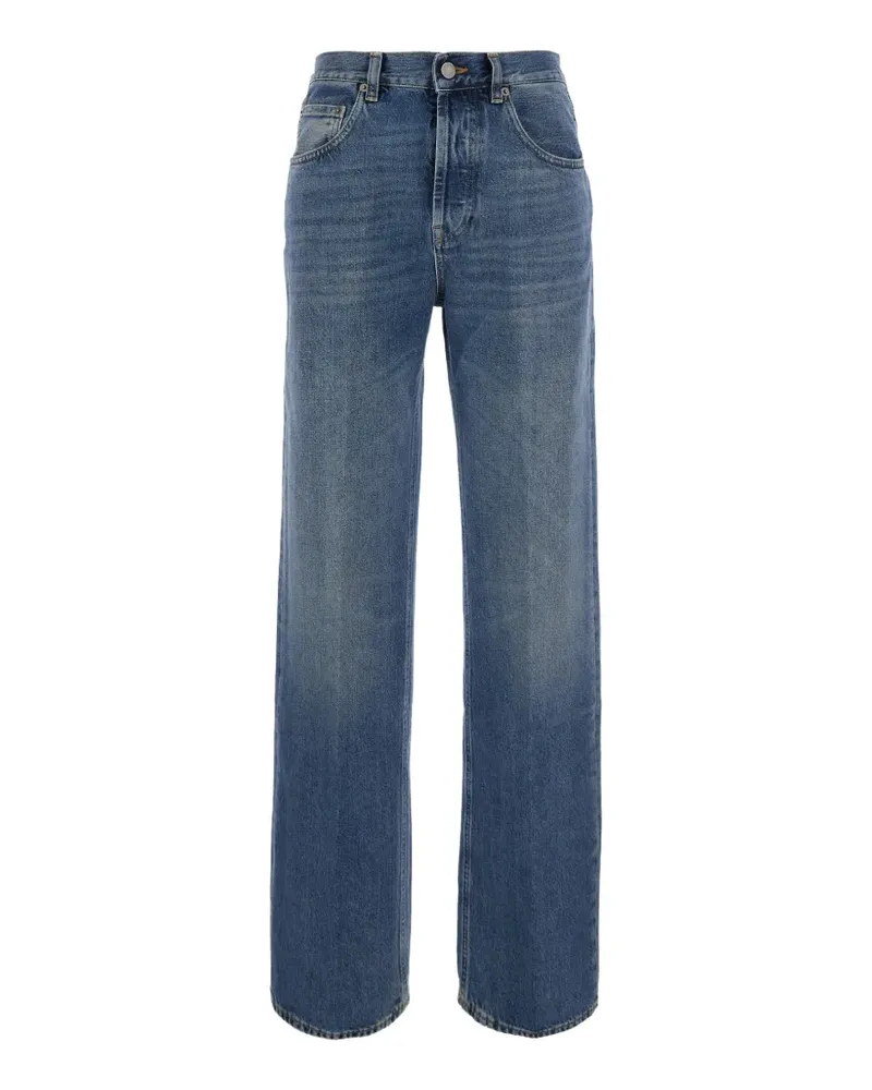 Mauro Grifoni Beryl faded straight-leg jeans - Blau Blau