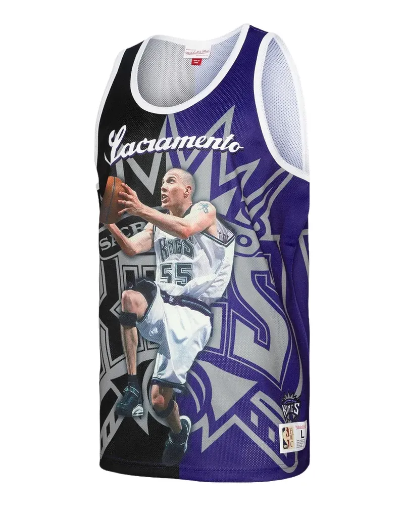 Mitchell & Ness x NBA Sacramento Kings Sublimated Player Tanktop - Violett Violett