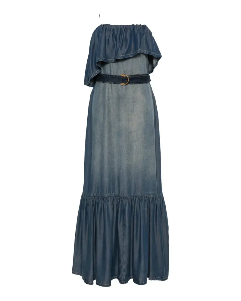 Pinko ruffled maxi dress - Blau Blau