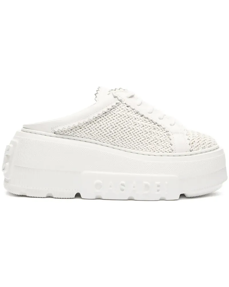 Casadei Nexus Sabot Hanoi Mules - Weiß Weiß