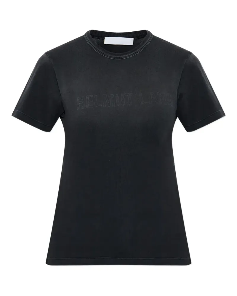 Helmut Lang T-Shirt mit Logo-Print - Schwarz Schwarz