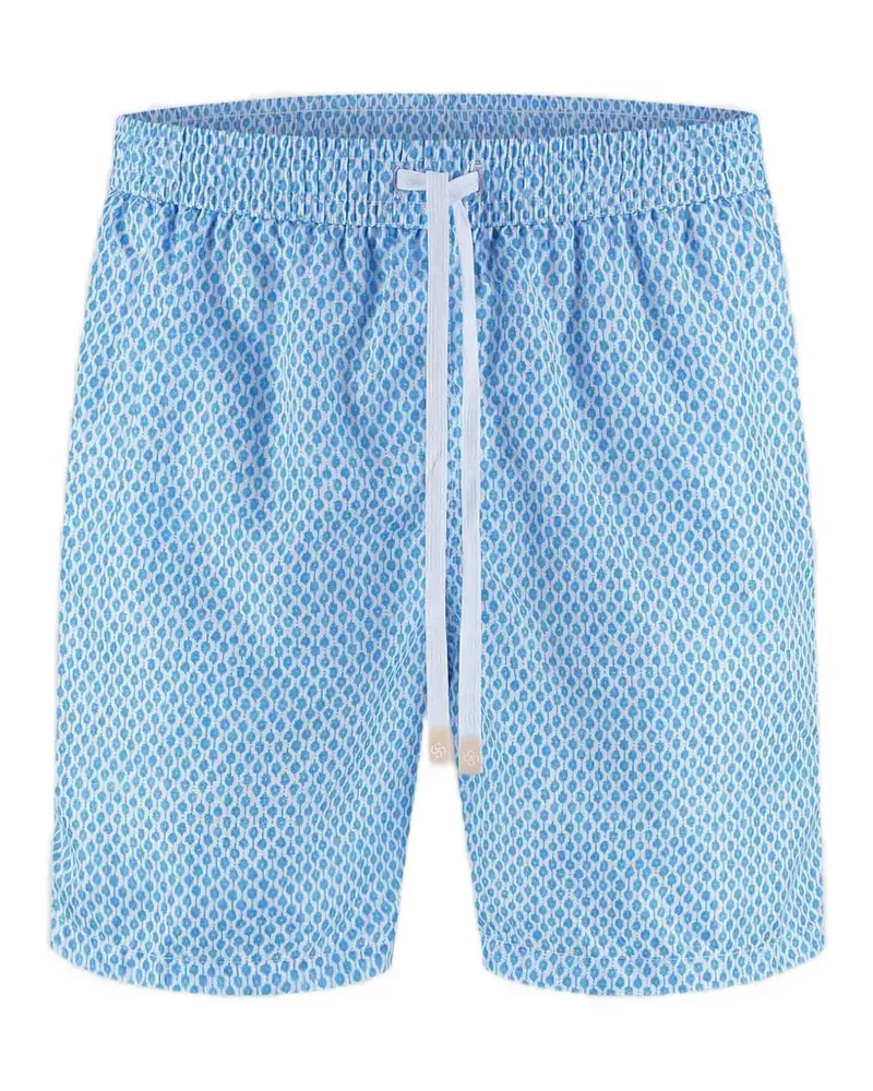 Gran Sasso patterned swim shorts - Blau Blau