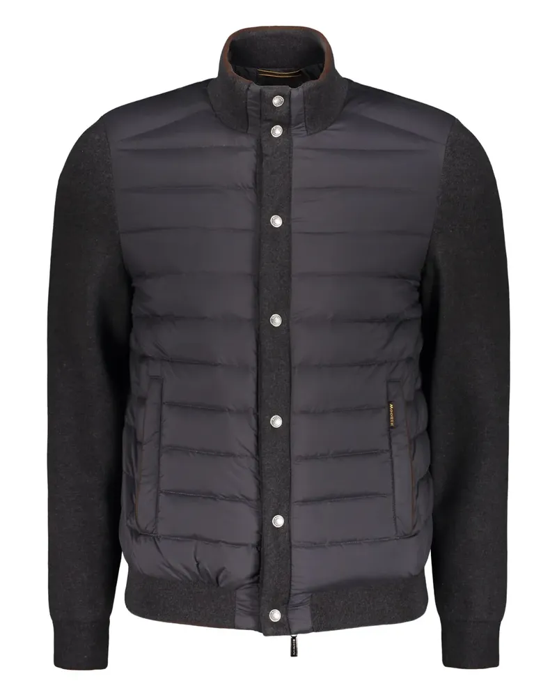 MOORER Wattierte EFISIO-S3L Bomberjacke - Grau Grau