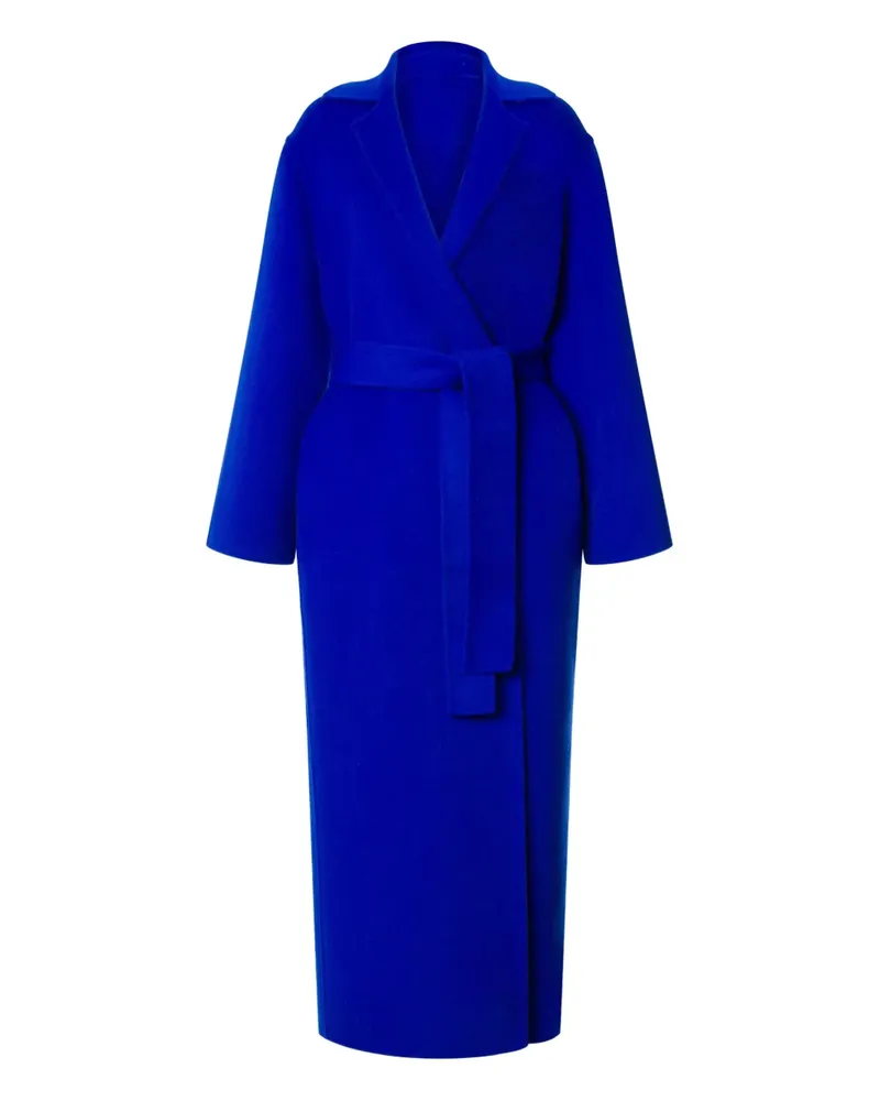 Alberta Ferretti Gewickelter Mantel mit Gürtel - Blau Blau