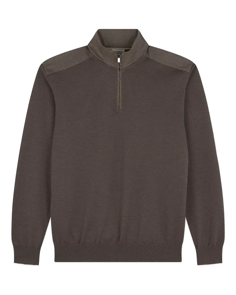 Paul & Shark long-sleeves wool polo shirt - Braun Braun