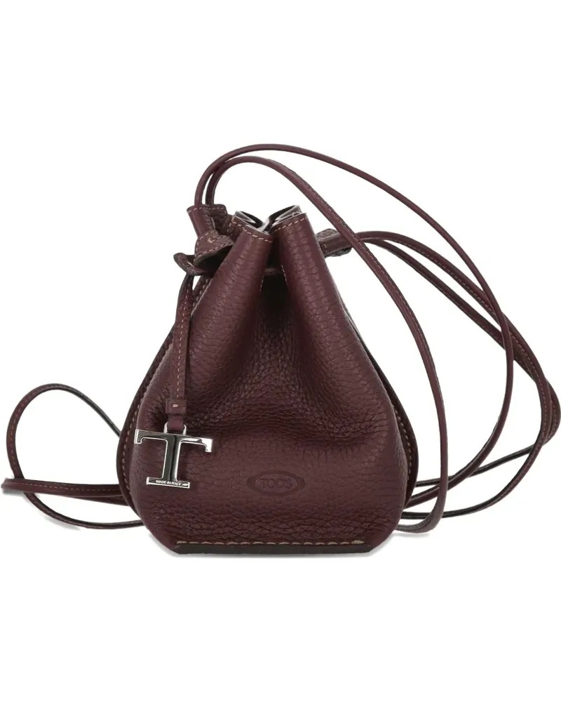 TOD'S Beuteltasche mit Kordelzug - Braun Braun