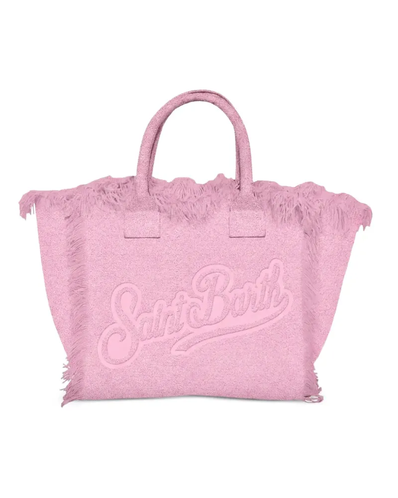 MC2 Saint Barth Colette Tote Bag mit ausgefransten Kanten - Rosa Rosa