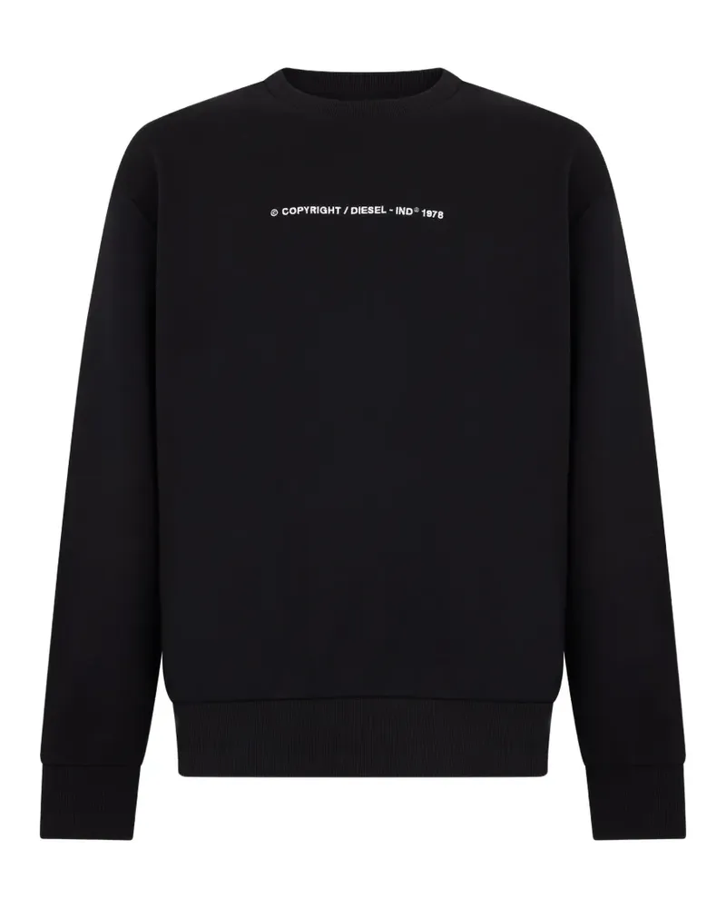Diesel logo-print sweatshirt - Schwarz Schwarz