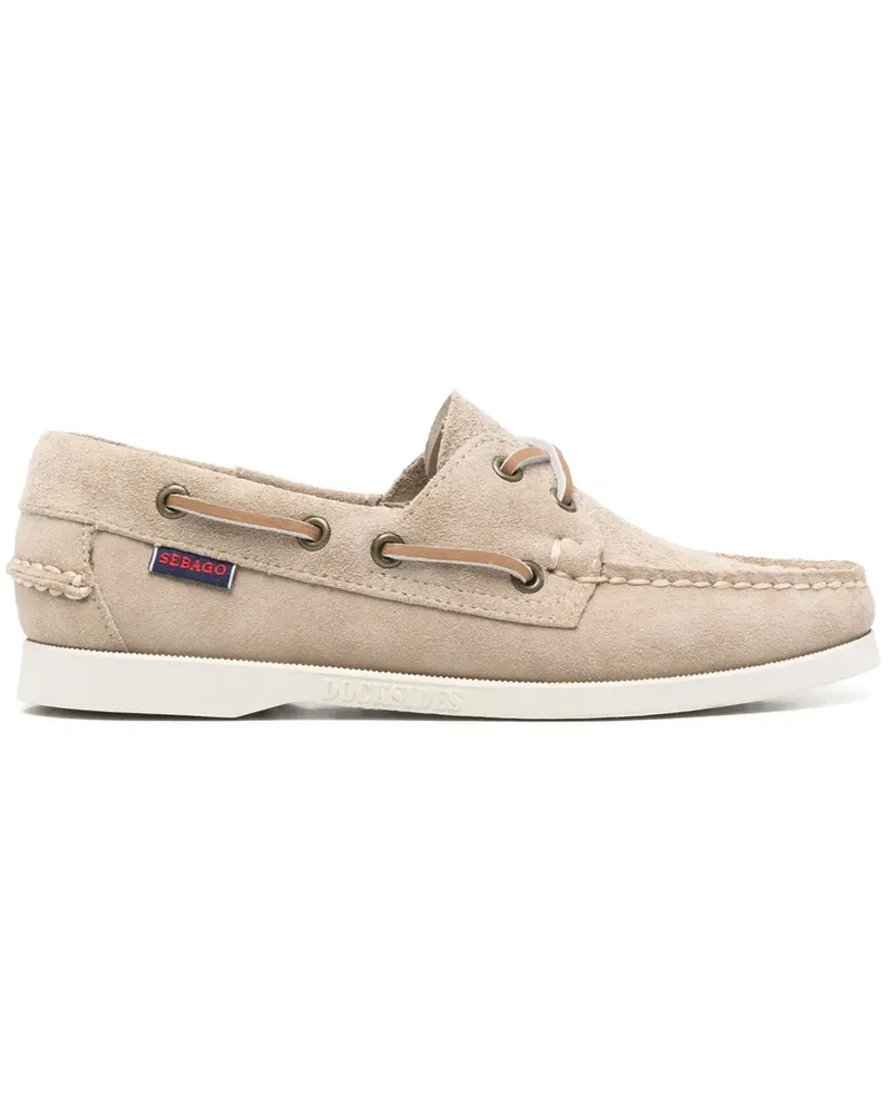 Sebago Portland Flesh Segelschuhe - Nude Nude