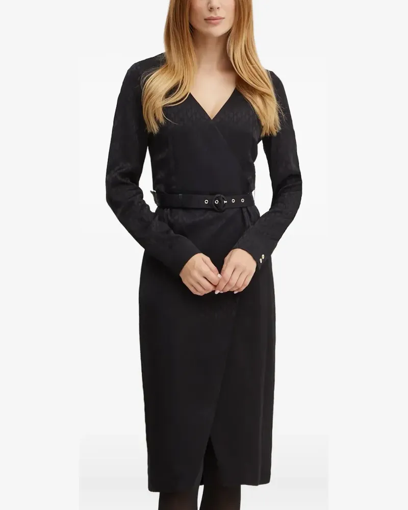 MARCIANO Los Angeles Midikleid mit Gürtel - Schwarz Schwarz