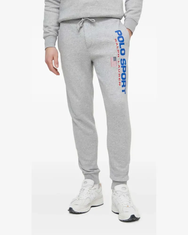 Ralph Lauren logo drawstring track pants - Grau Grau