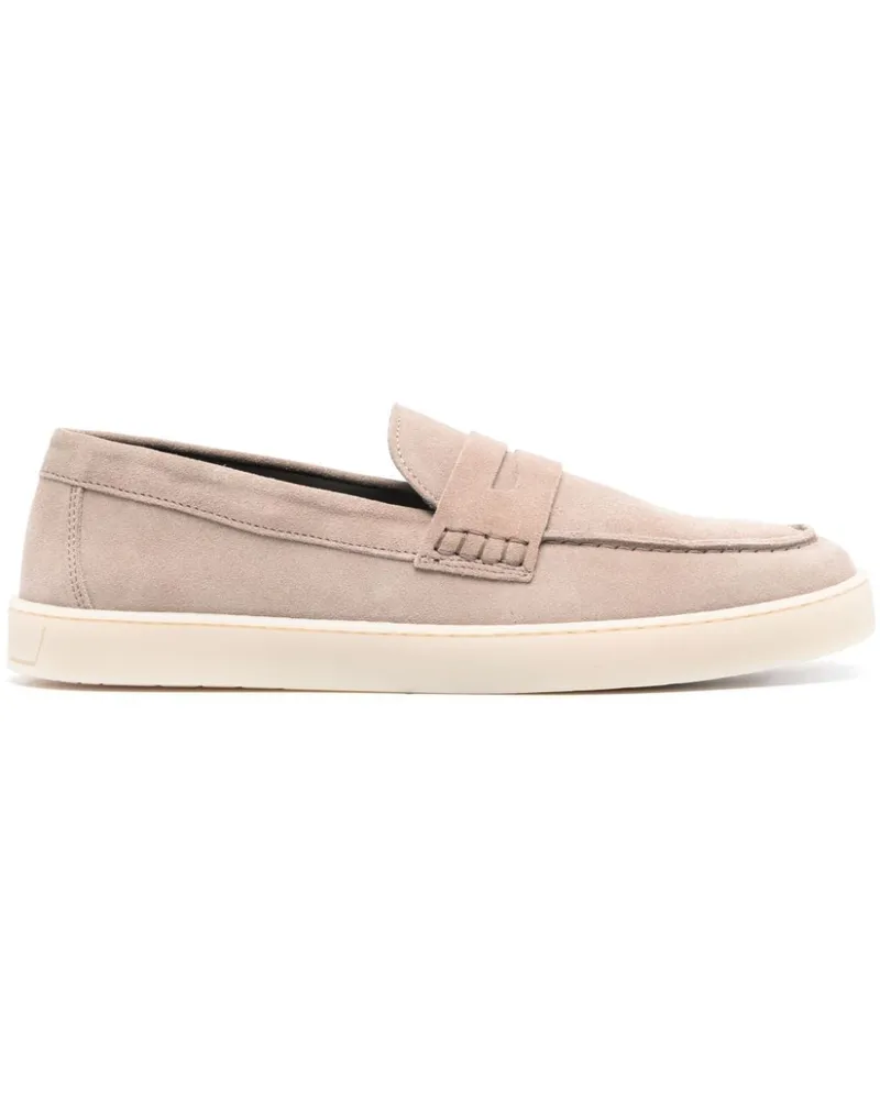 Canali Loafer aus Wildleder - Nude Nude