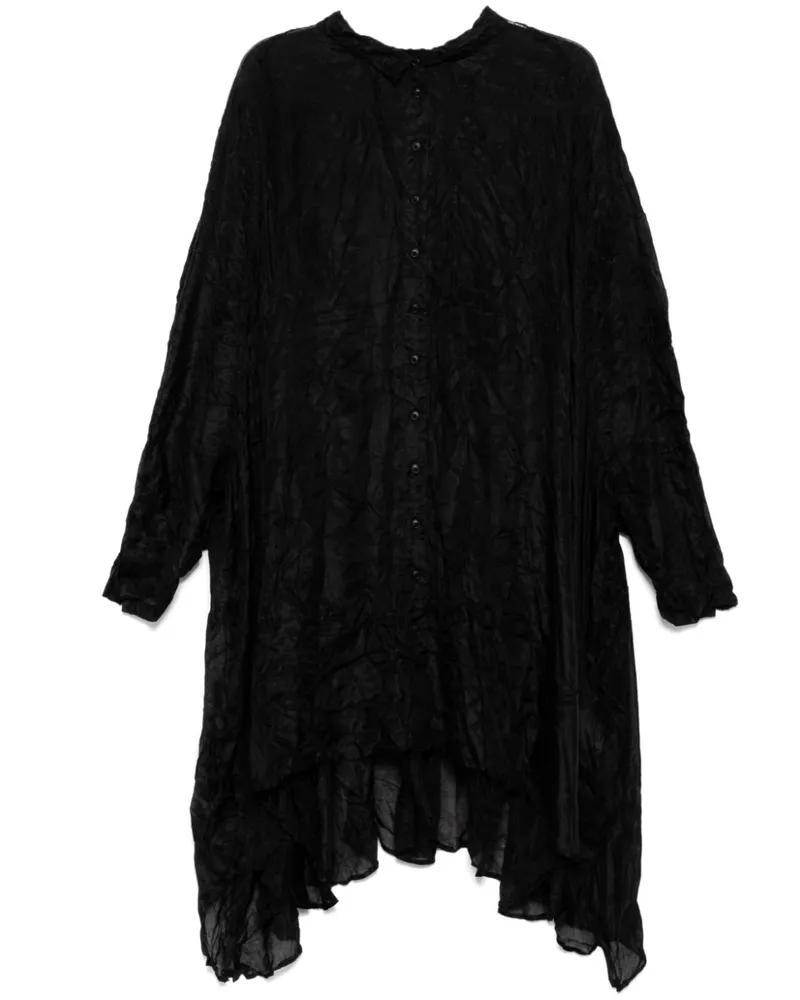 Studiorundholz Hemdkleid - Schwarz Schwarz