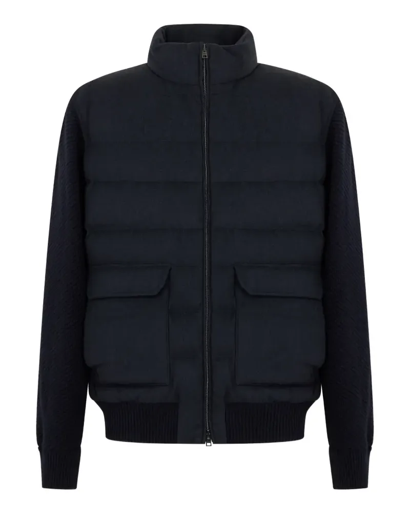Herno quilted panelled jacket - Schwarz Schwarz
