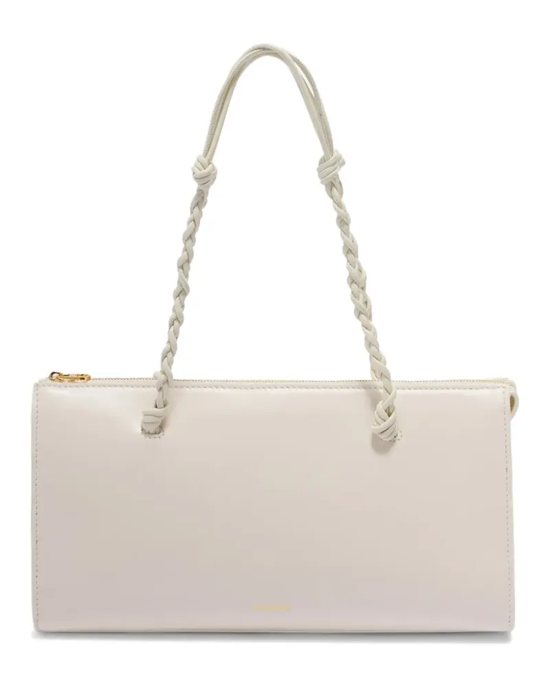 Jil Sander Tangle Tent Schultertasche - Weiß Weiß
