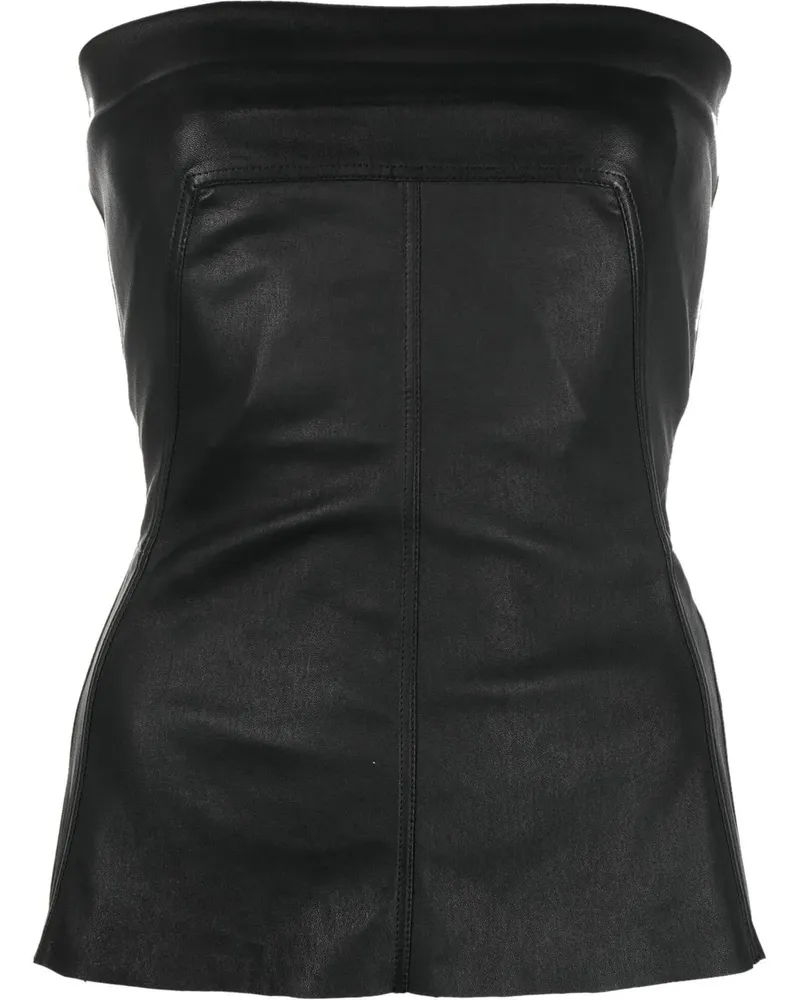 Rick Owens Schulterfreies Top - Schwarz Schwarz