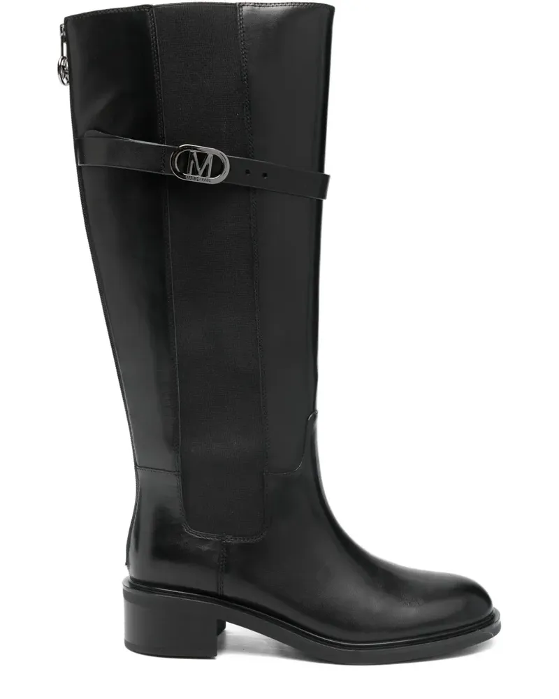 MARC ELLIS Stiefel mit Schnallenriemen 40mm - Schwarz Schwarz