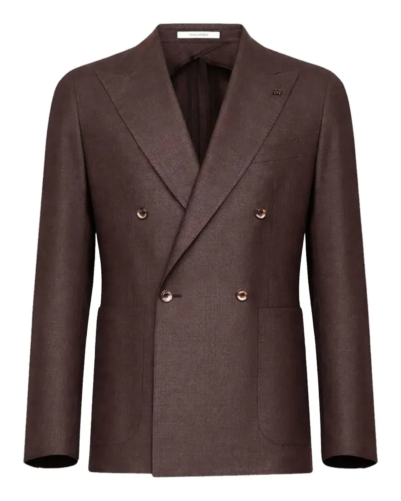 Tagliatore peak-lapel double-breasted blazer - Braun Braun