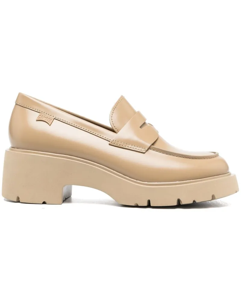 Camper Flache Penny-Loafer - Nude Nude