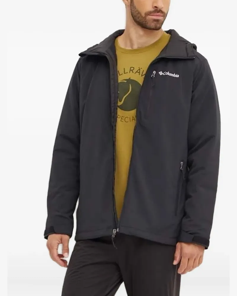 Columbia Sportswear Company Kapuzenjacke mit Reißverschlusstaschen - Schwarz Schwarz
