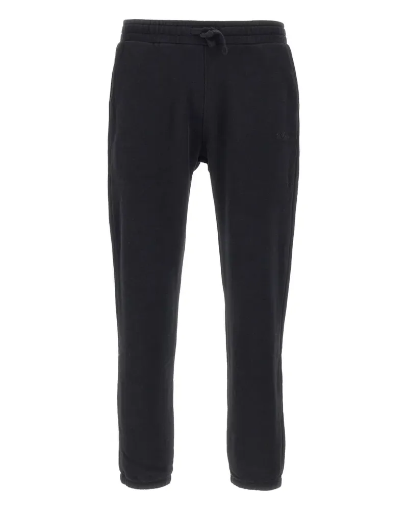 MC2 Saint Barth Jogginghose mit Logo-Stickerei - Schwarz Schwarz